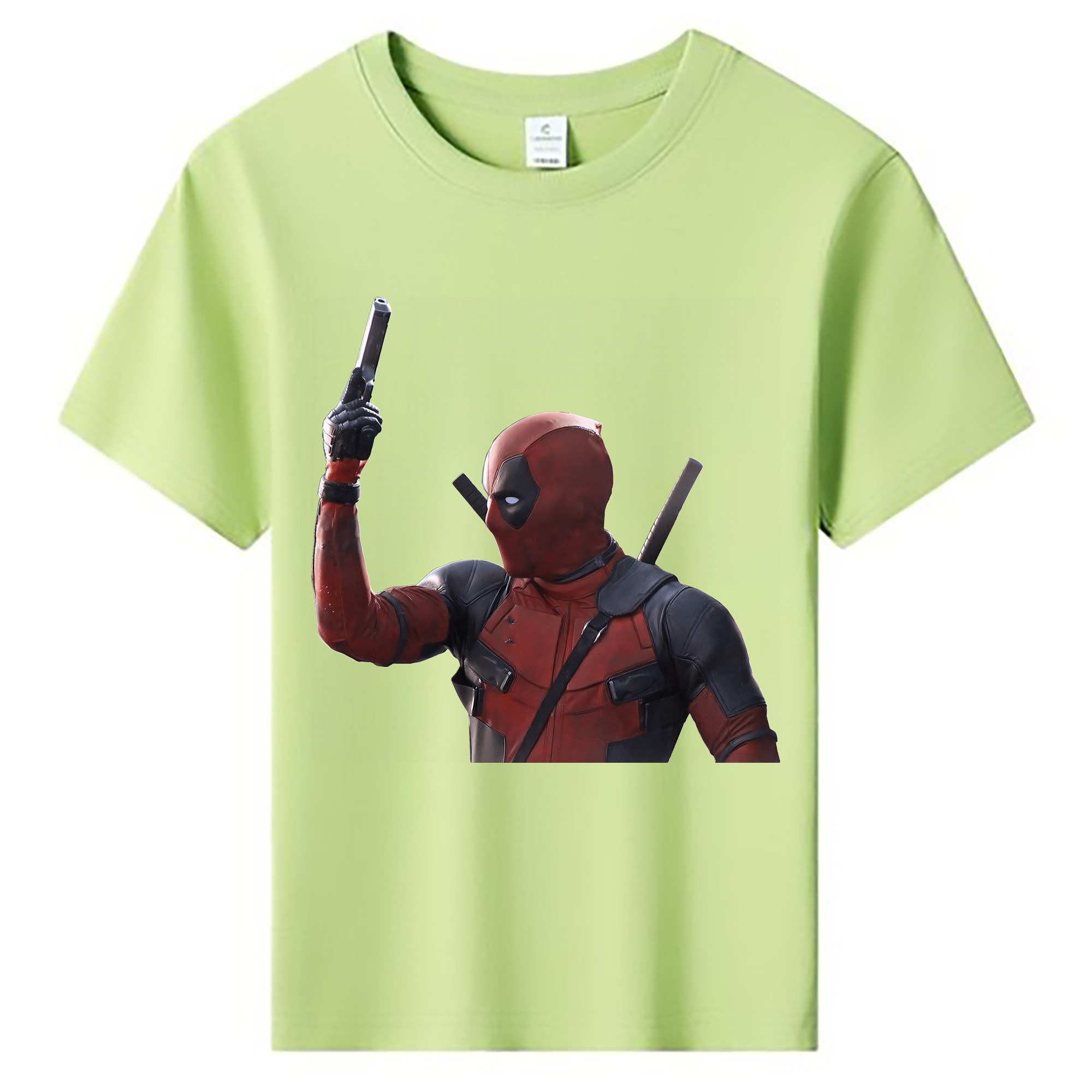 （画像用） Deadpool デッドプール 綿100％キッズTシャツ（フロントプリント）